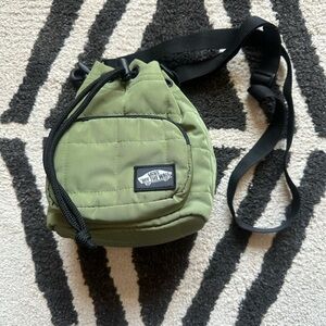 Vans green bag/purse